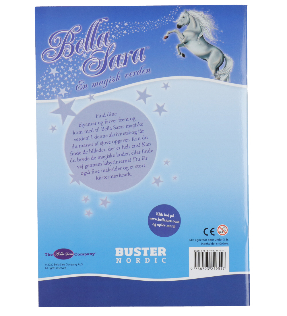 Forlaget Buster Nordic Aktivitetsbog m. Klistermærker - Bella Sa