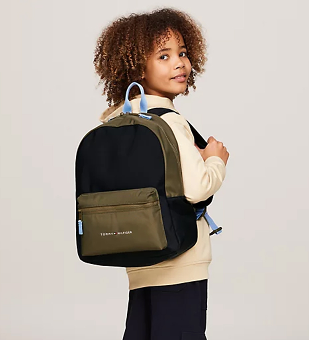 Tommy Hilfiger Rygsæk - Essential - Space Blue Utility Olive Col