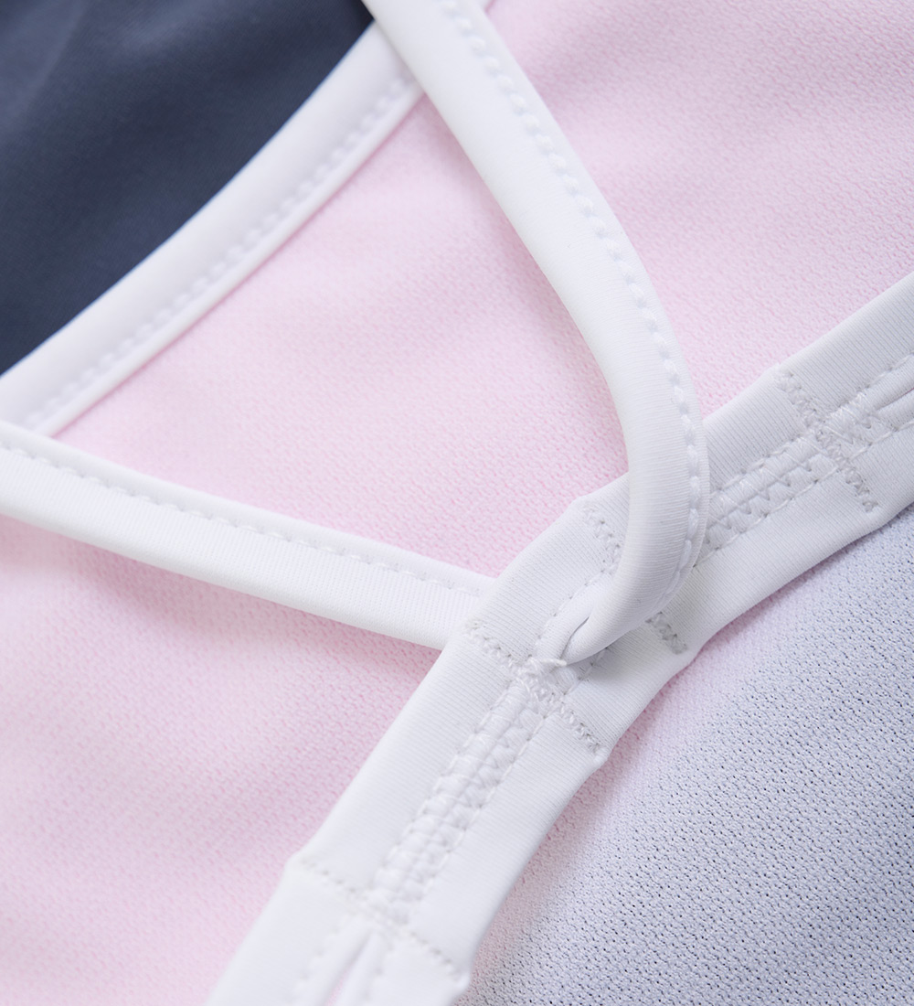 Color Kids Badedragt - Vintage Indigo m. Rosa/Navy