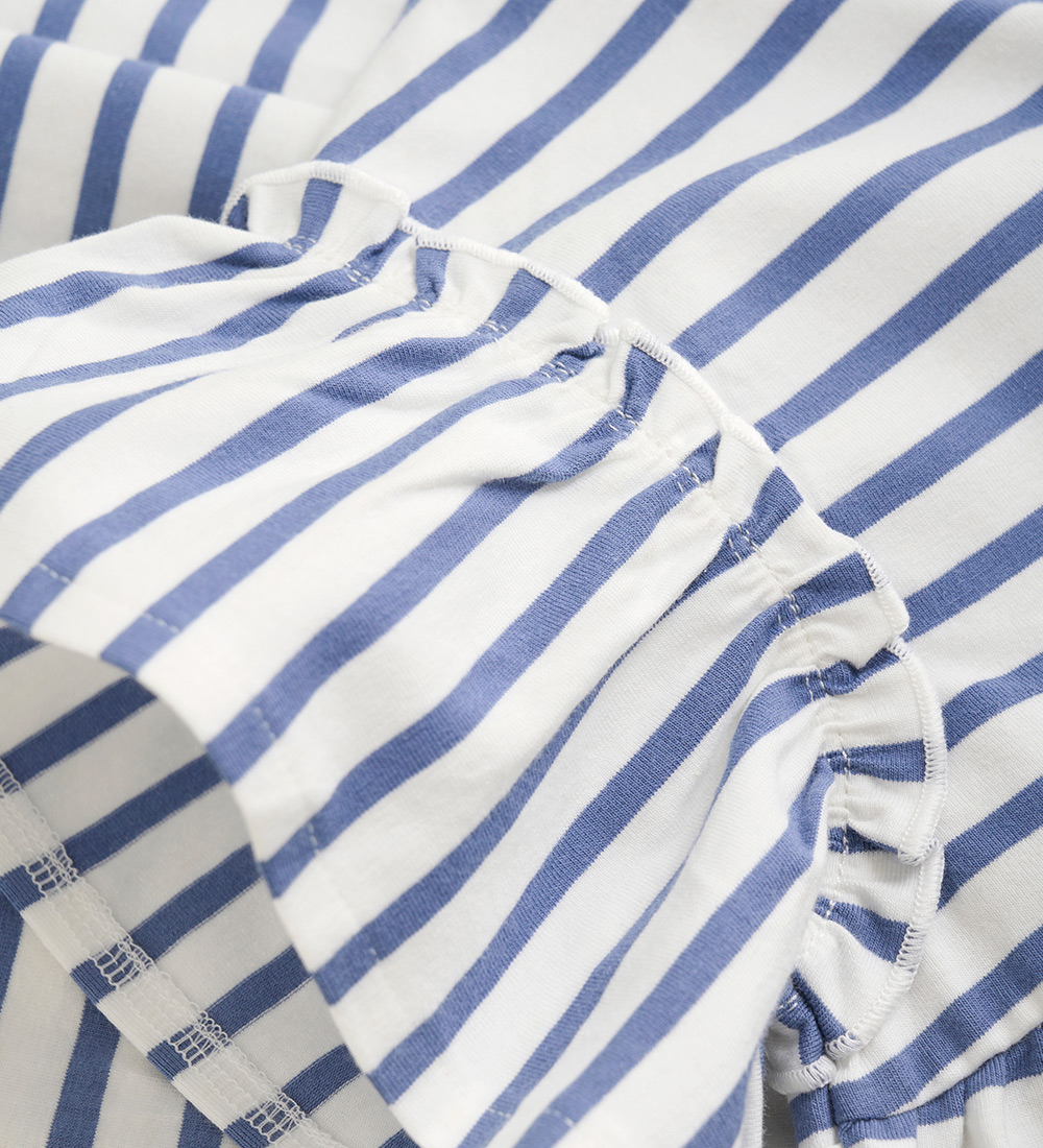 Creamie Kjole - Stripe - Colony Blue