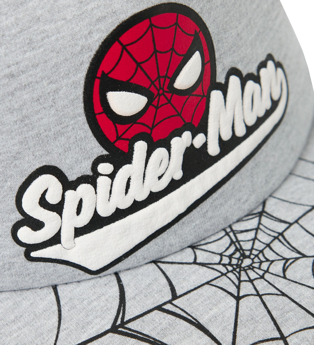 Name It Kasket - NmmMarks Spiderman - Light Grey Melange