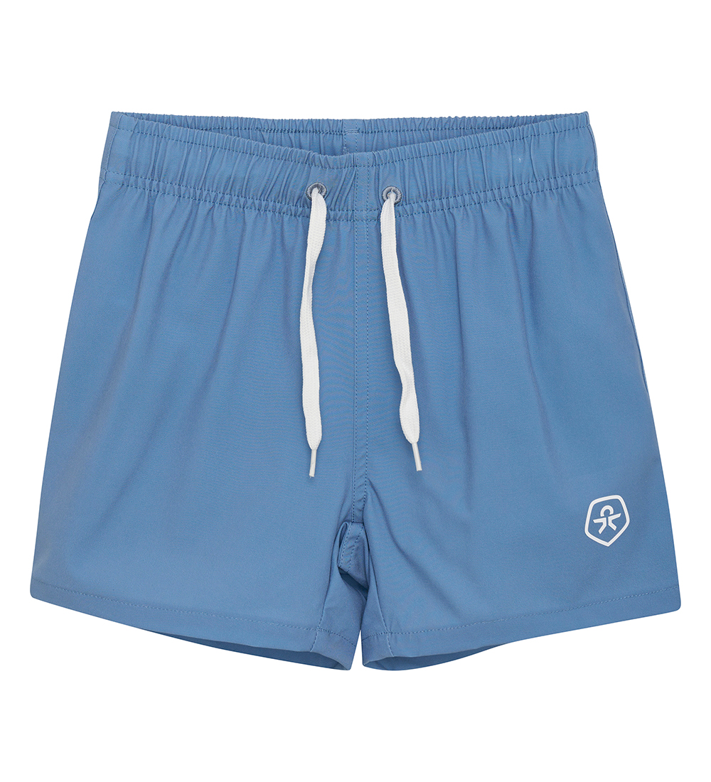 Color Kids Badeshorts - Coronet Blue