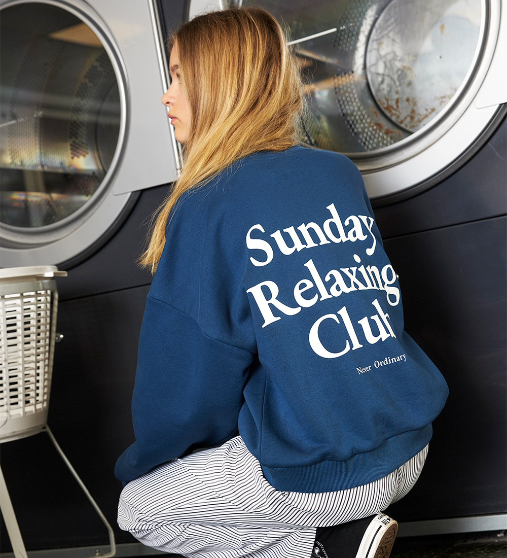 Hound Sweatshirt - Oversized - Navy