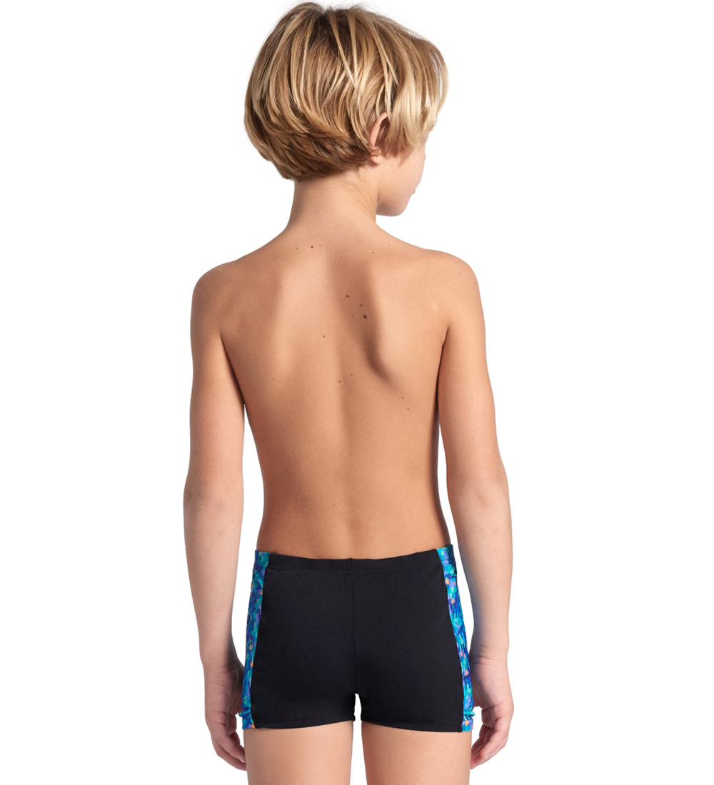 Arena Badebukser - Pooltiles - Black/Blue Multi