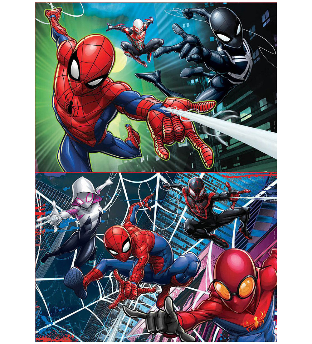 Educa Puslespil - 2x100 Brikker - Spider-Man