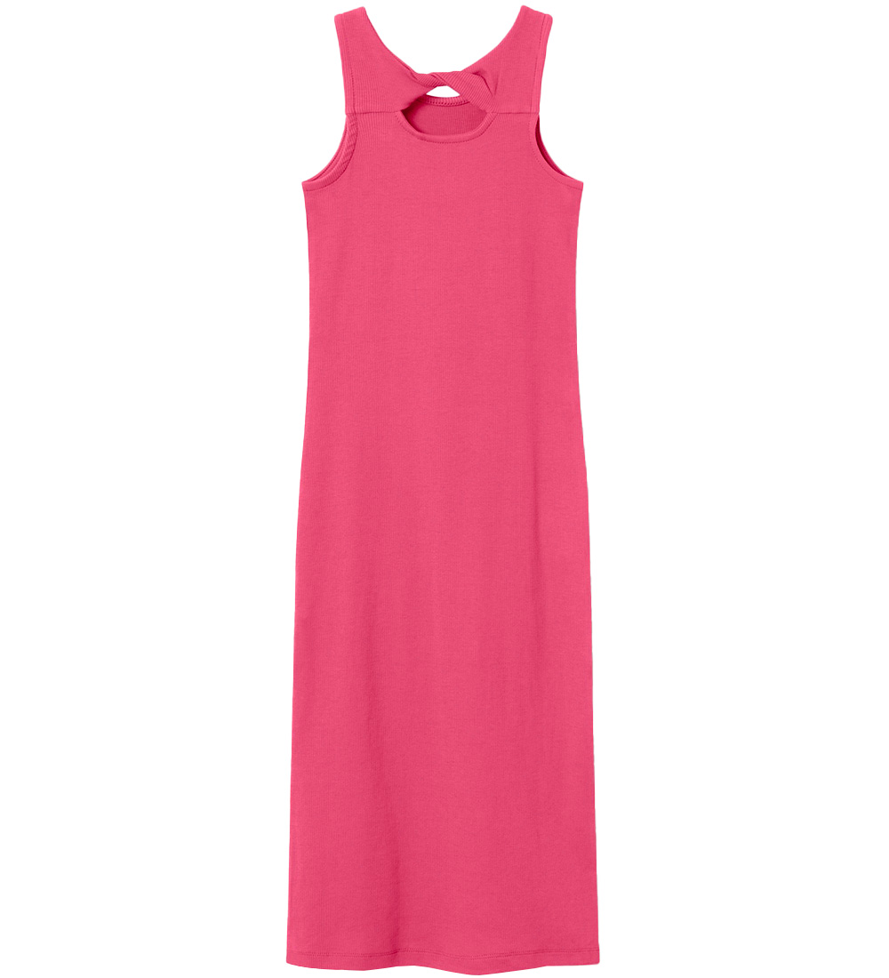 Name It Kjole - Rib - NkfJutti - Pink Power