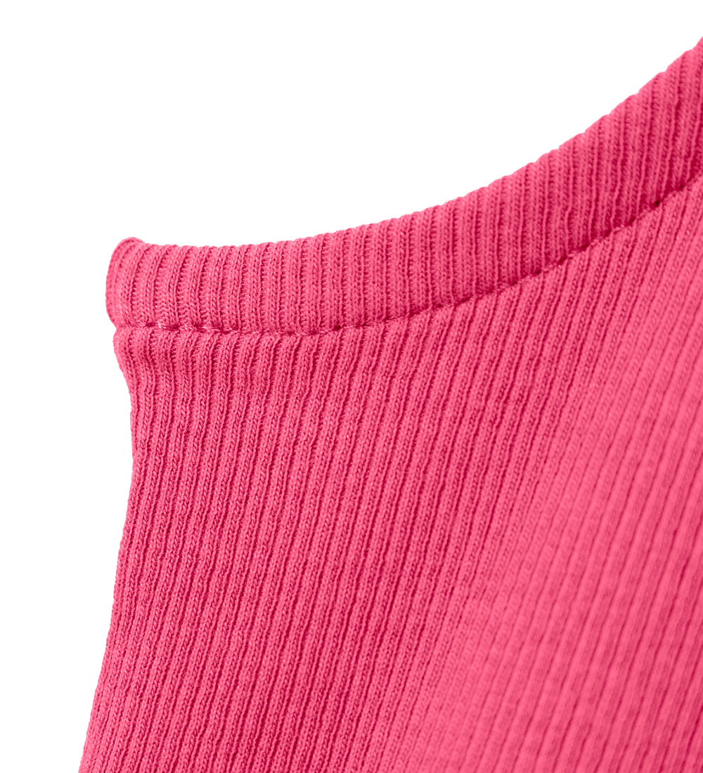 Name It Kjole - Rib - NkfJutti - Pink Power