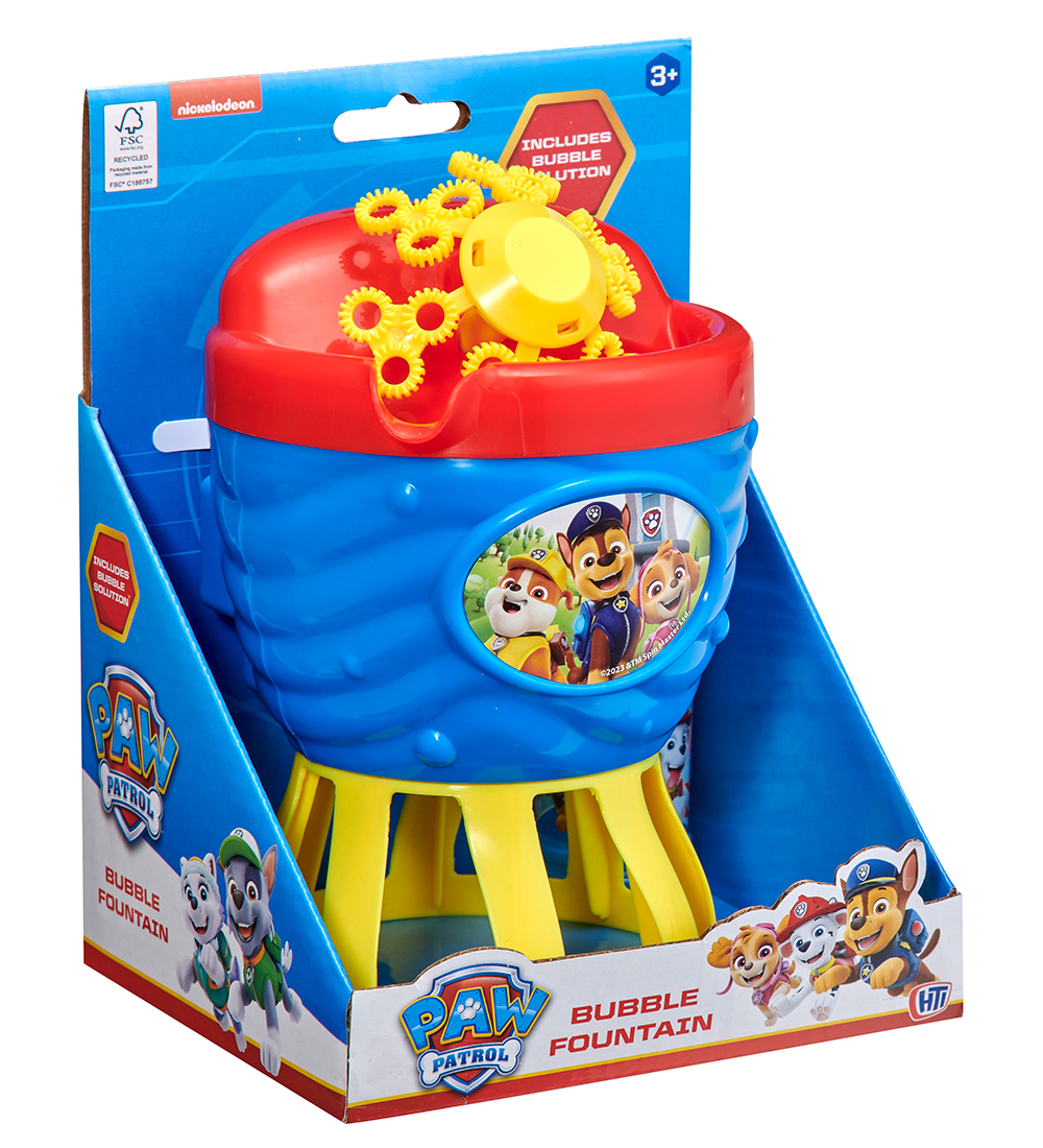 Bubbles Sæbeboblemaskine - Paw Patrol Bubble Fountain
