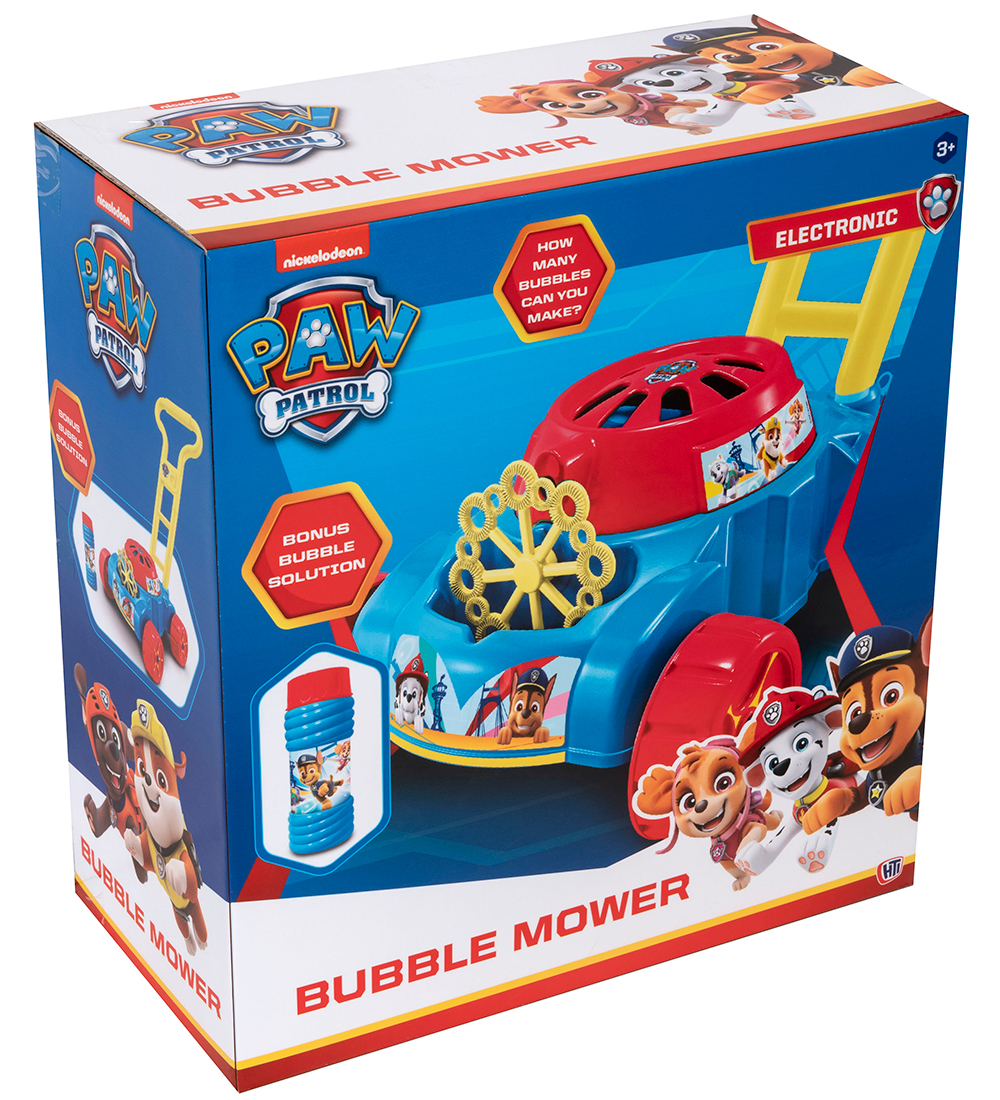 Bubbles Sæbeboblemaskine - Paw Patrol Bobleplæneklipper