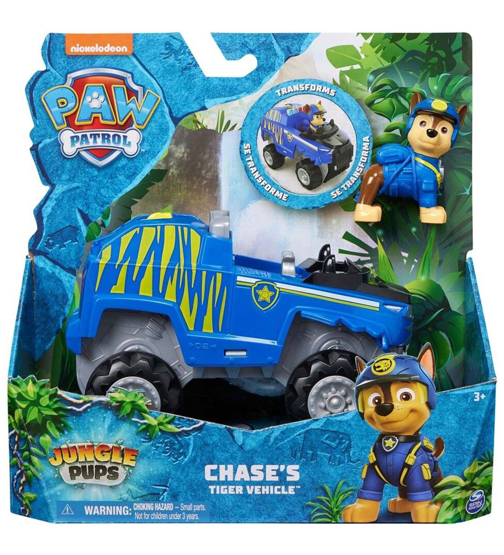 Paw Patrol Legetøjsbil - 16 cm - Chase's Tiger Vehicle