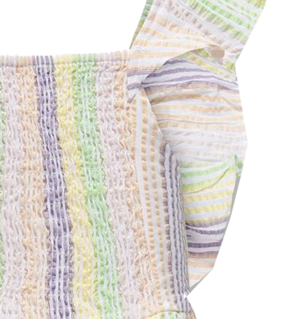Kids Only Kjole - KogViola - Cloud Dancer/Multi Colour