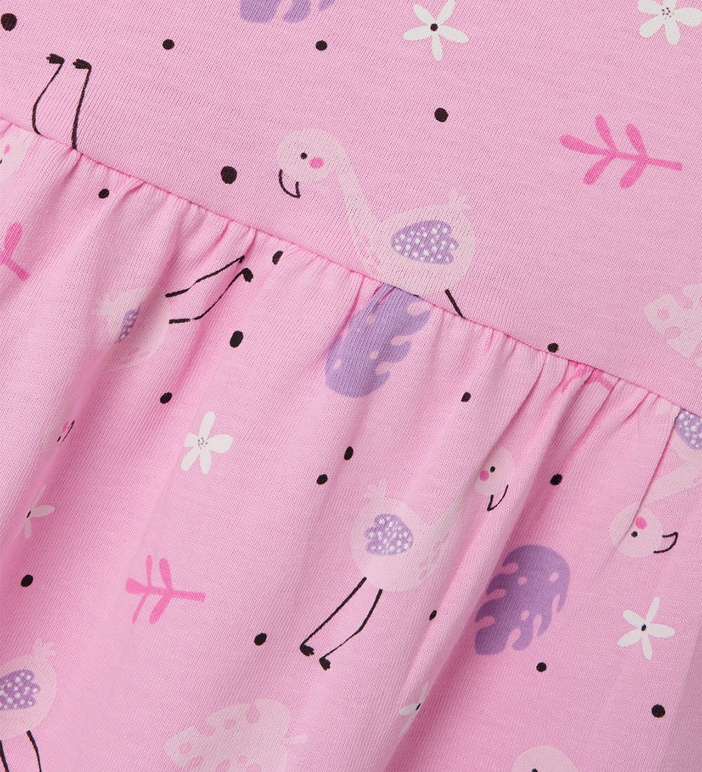 Name It Kjole - Noos - NmfVigga - Bonbon/Flamingos