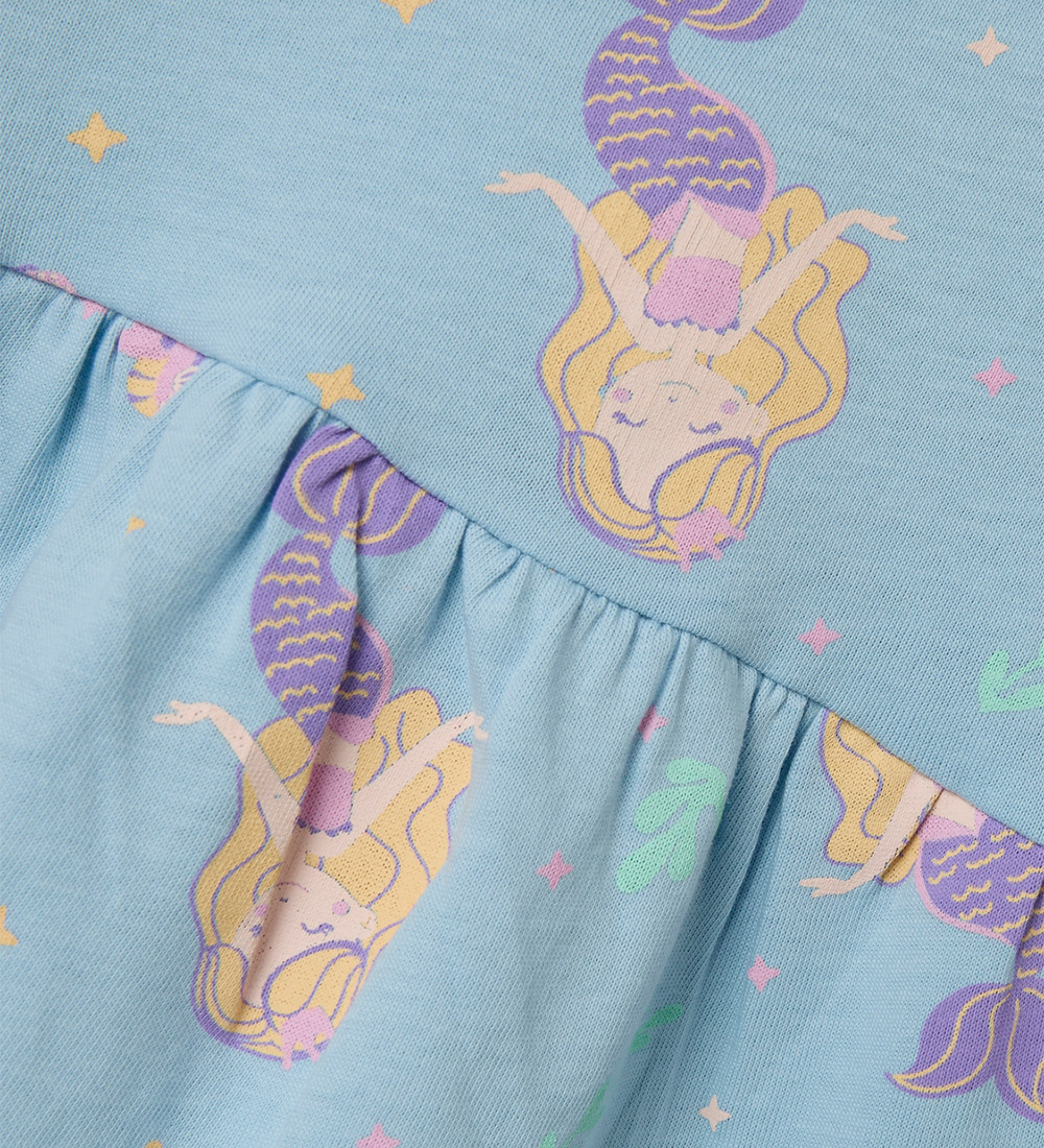Name It Kjole - Noos - NmfVigga - Chambray Blue/Mermaids