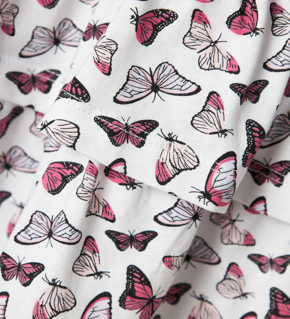 Name It Nederdel - NkfVigga - Bright White/Butterflies