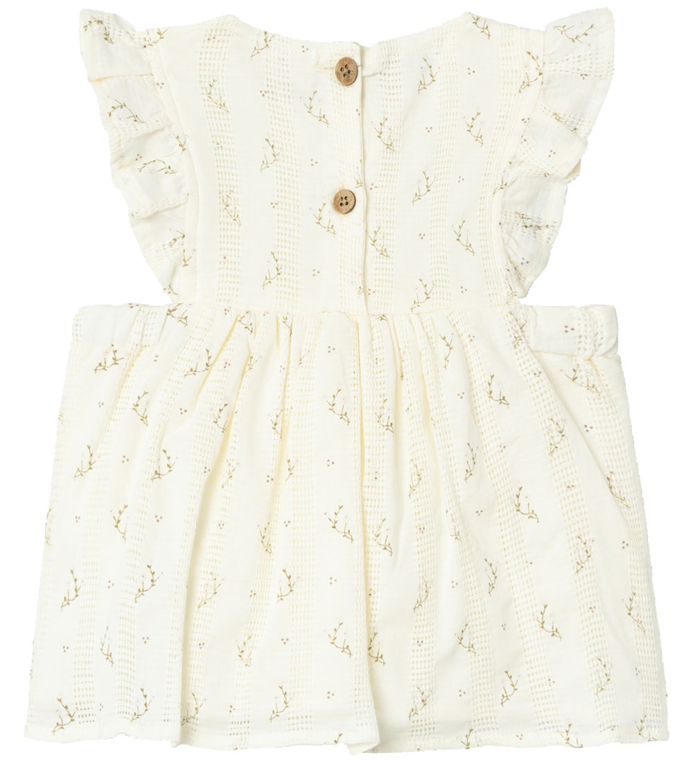 Lil Atelier Kjole - NbfJinna - Coconut Milk m. Blomster