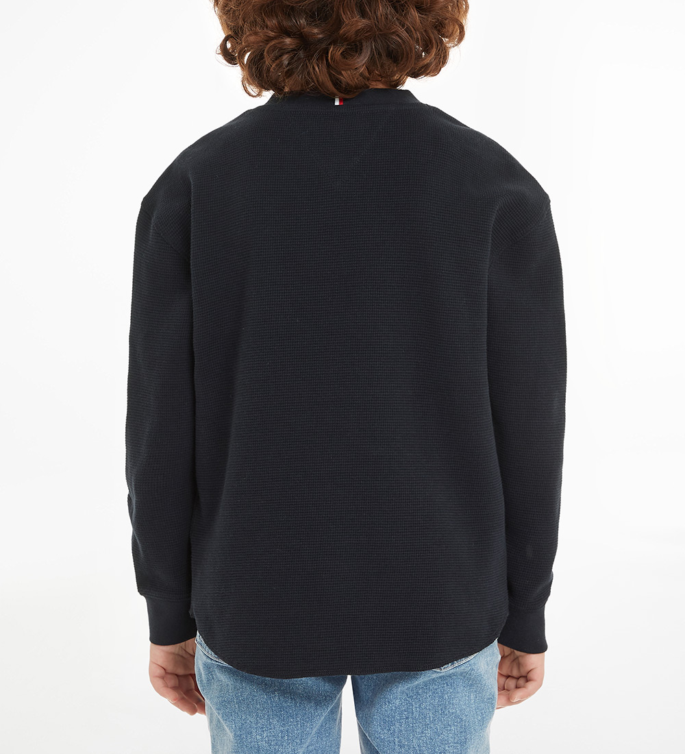 Tommy Hilfiger Bluse - Monotype - Desert Sky