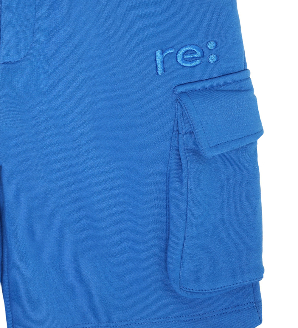 The New Sweatshorts - TnRe:Charge Cargo - Strong Blue