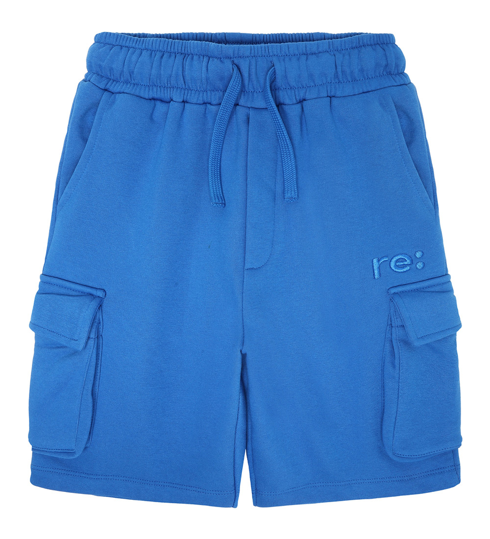 The New Sweatshorts - TnRe:Charge Cargo - Strong Blue