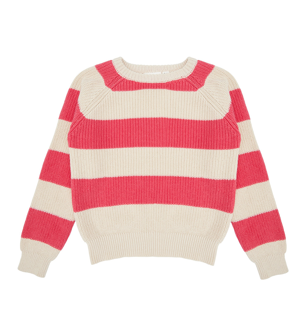 The New Bluse - Strik - Rib - TnOlly - Geranium