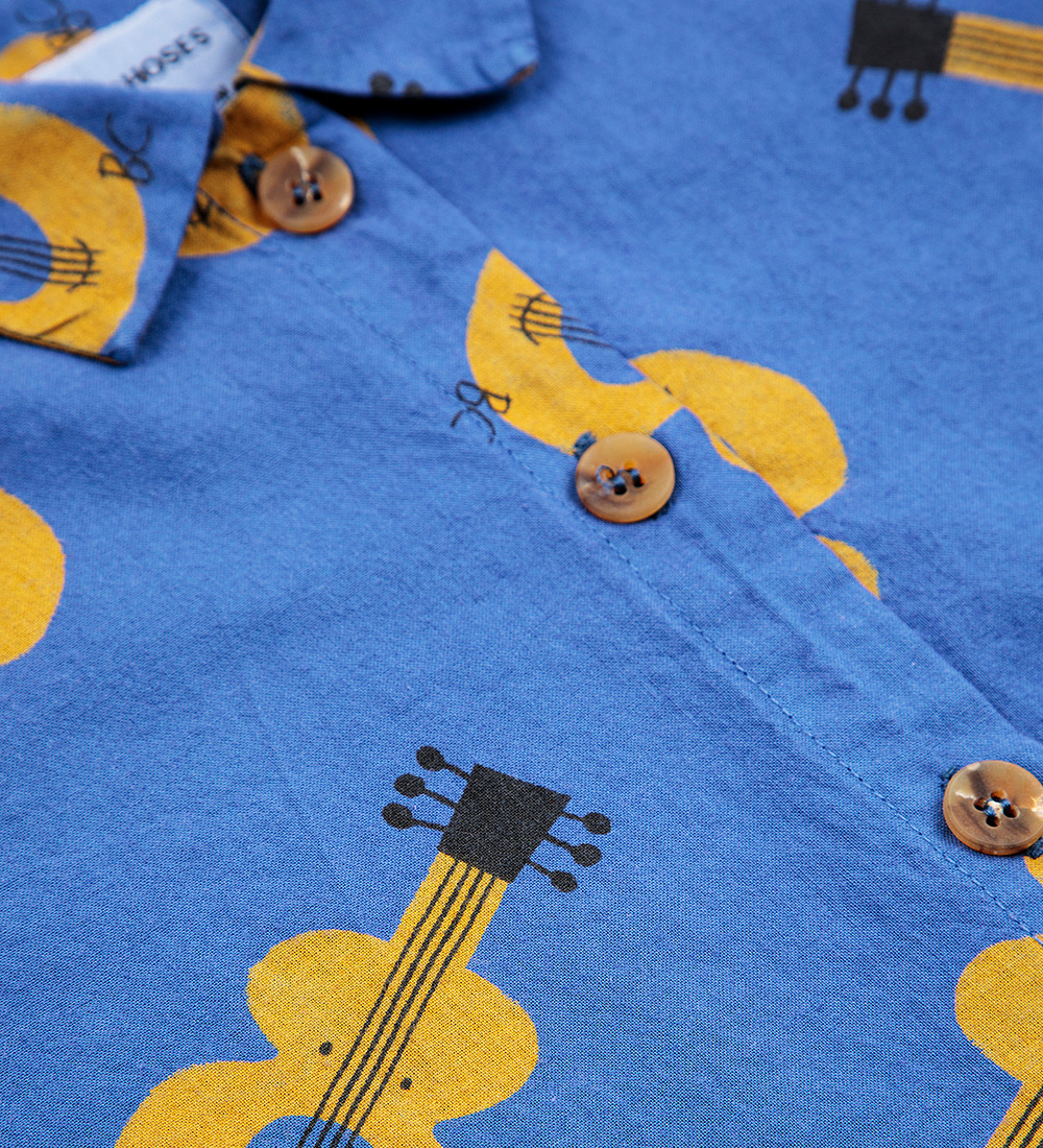 Bobo Choses Skjorte - Acoustic Guitar - Navy Blue