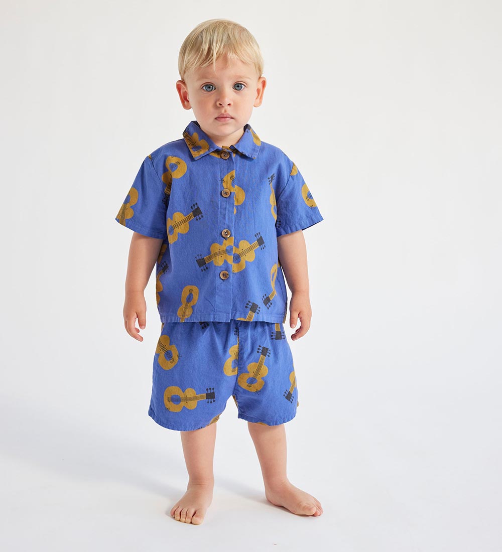 Bobo Choses Skjorte - Acoustic Guitar - Navy Blue