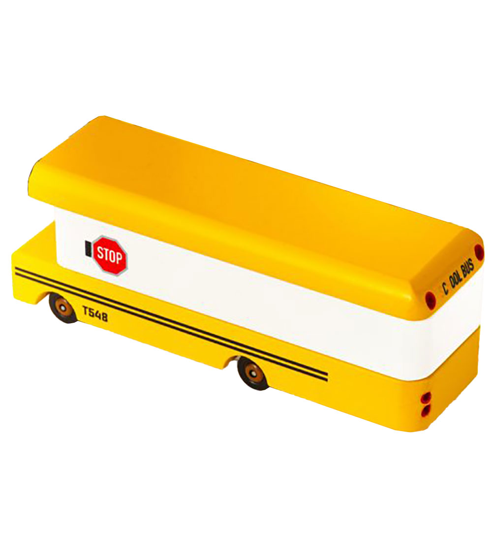 Candylab Bil - 13,5 cm - Skolebus