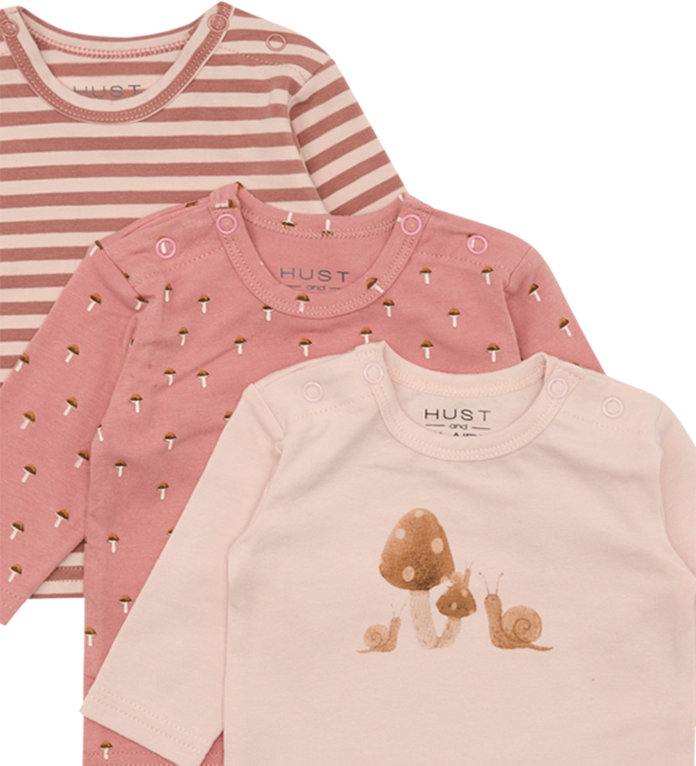 Hust and Claire Bluse - 3-pak - Amar - Peach Dust