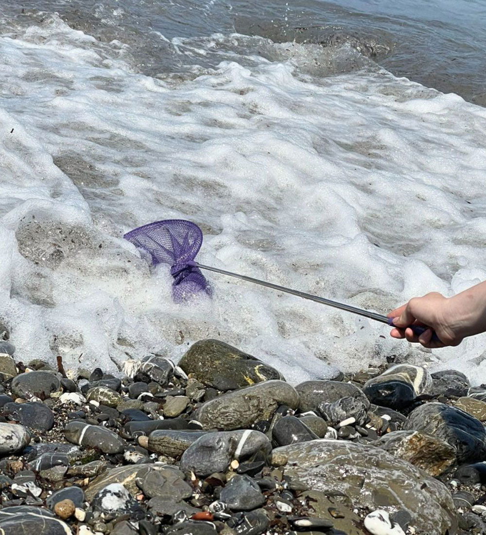 Follow the Duck Net - Telescopic Net - Dark Purple