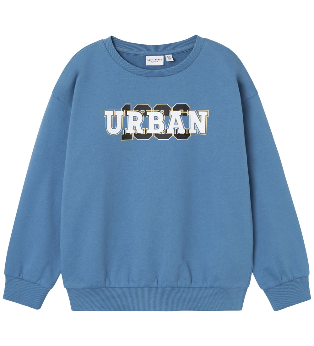 Name It Sweatshirt - NkmVildar - Coronet Blue/Urban