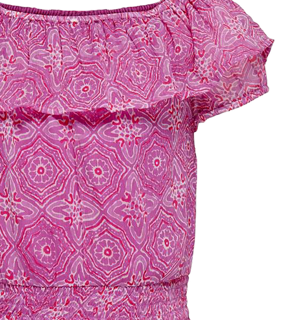 Kids Only Kjole - KogLola - White/Ethnic Bohemian