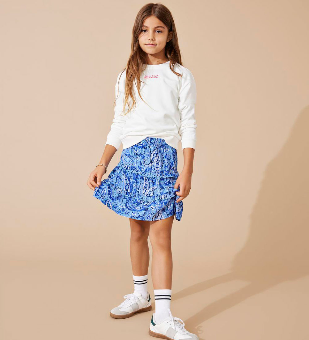 Kids Only Nederdel - KogThea - Cloud Dancer/Costal Paisley