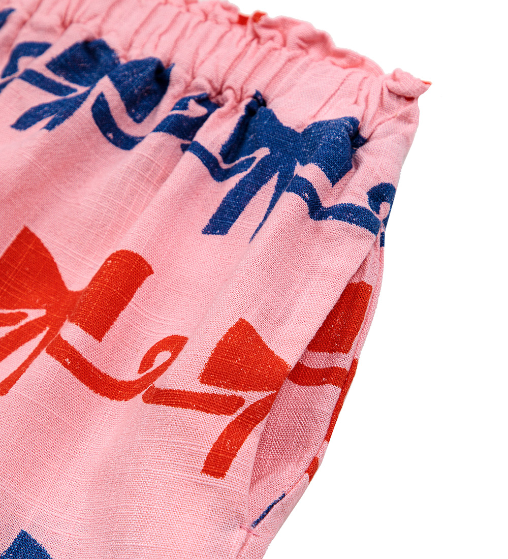 Bobo Choses Shorts - Viskose/Hør - Ribbon Bow - Pink