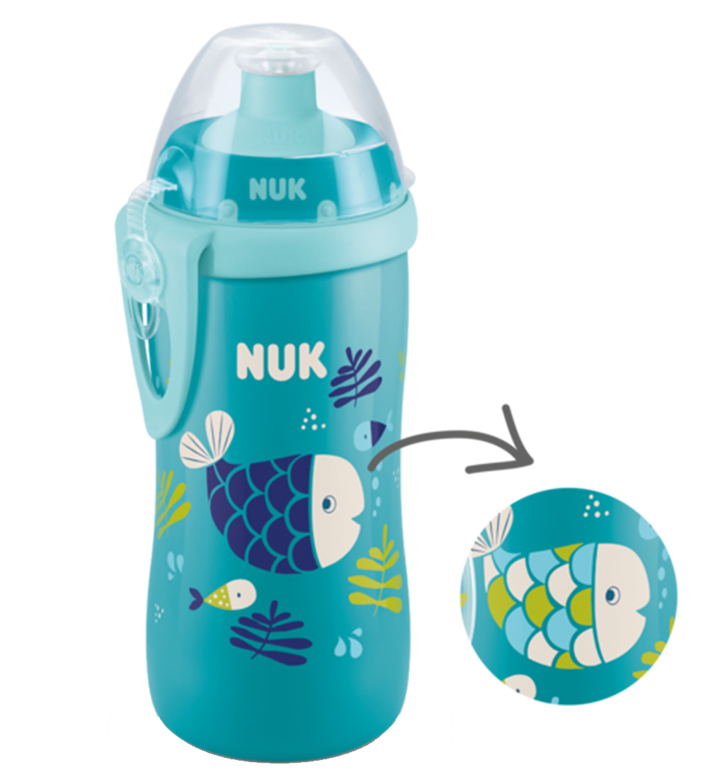 Nuk Drikkedunk m. Tud - Junior - Chameleon - 300 ml - Blå