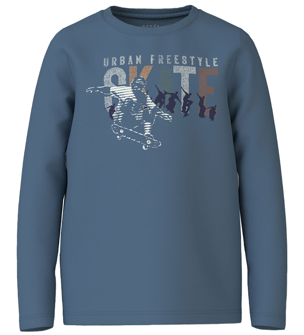 Name It T-shirt - 2-pak - NkmVictor - Coronet Blue/Jet Stream