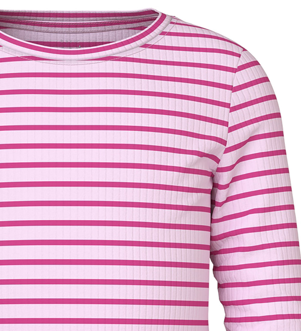 Name It Bluse - Rib - NkfVemma - Festival Bloom/ Raspberry Rose