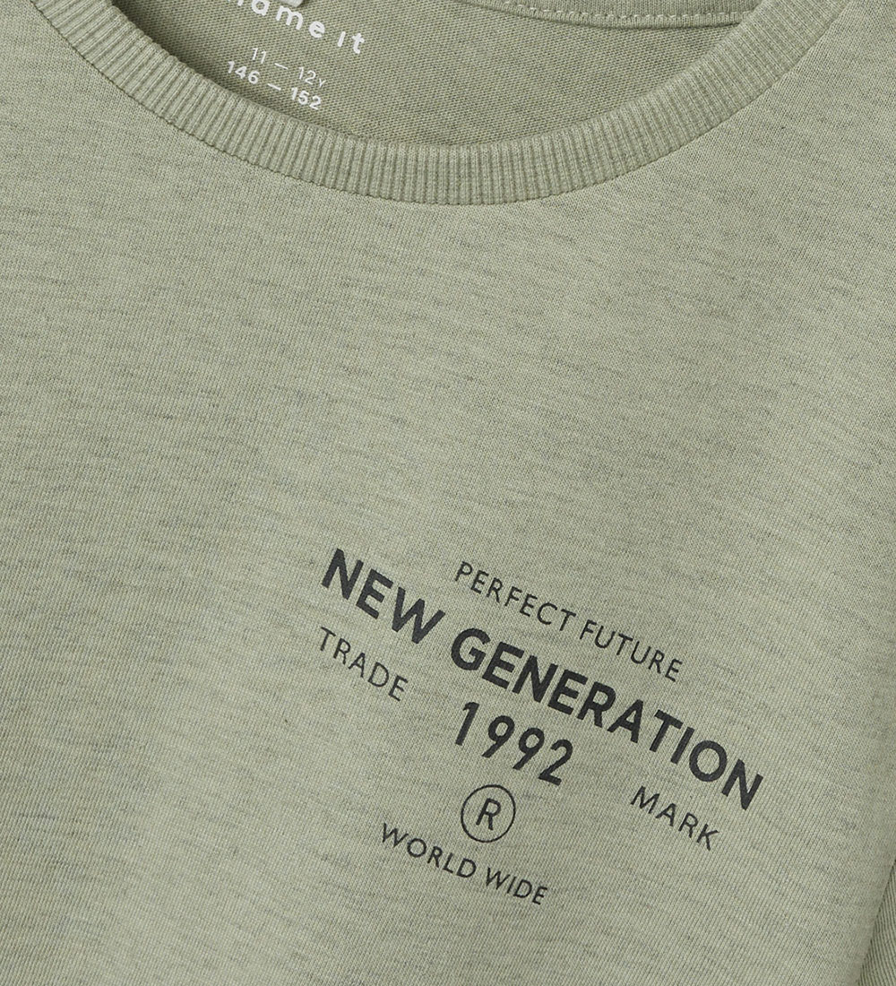 Name It T-shirt - NkmKendjo - Seagrass m. Print