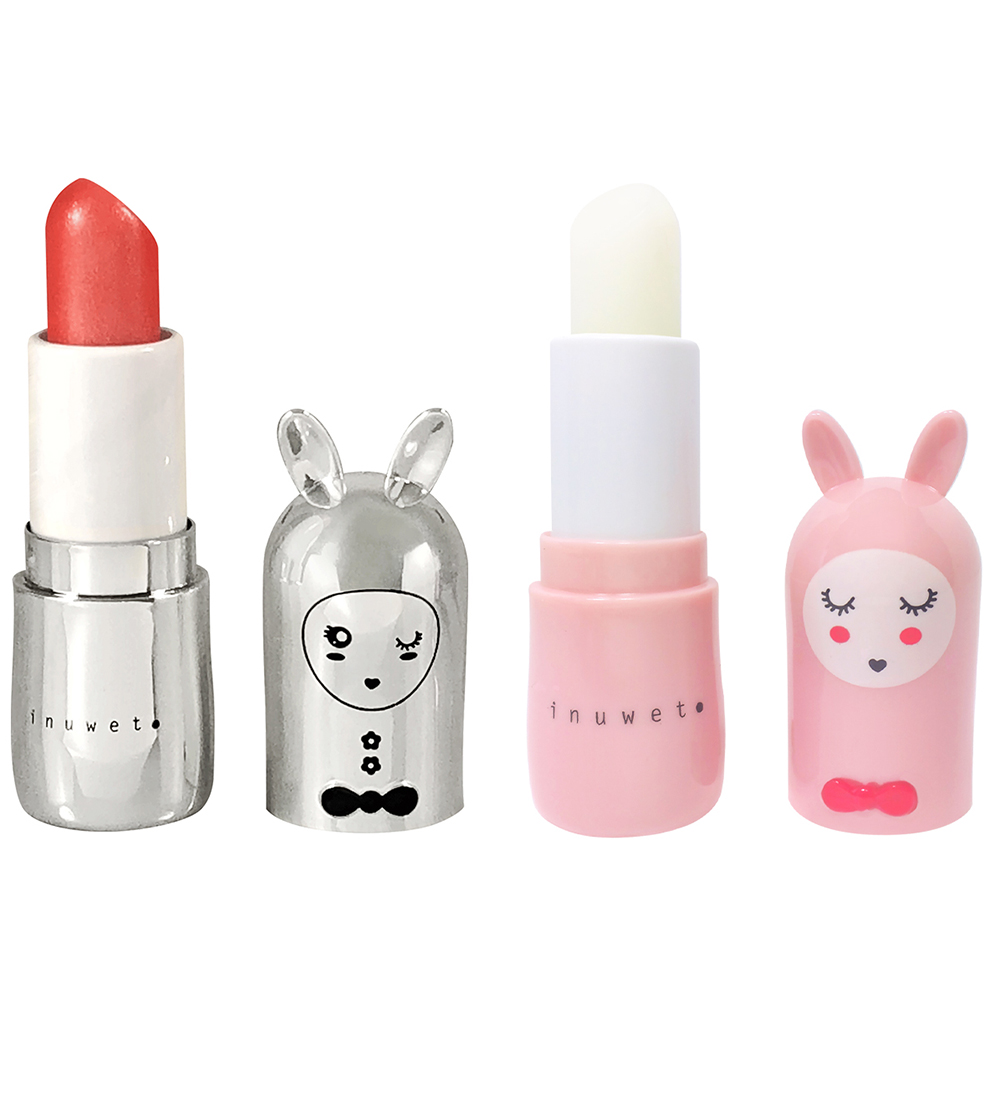 Inuwet Læbepomader - 2-pak - Chloe - Coconut/Strawberry