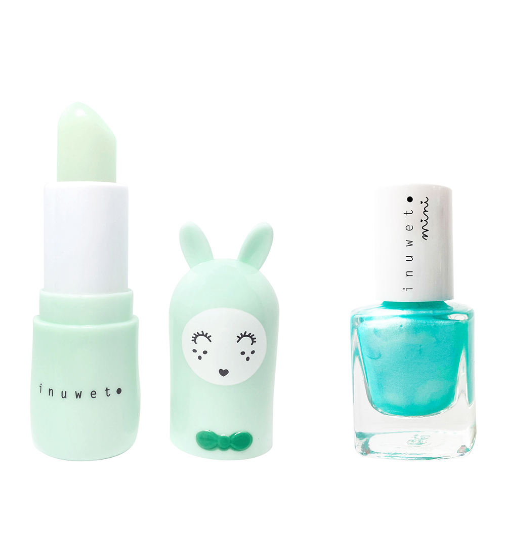 Inuwet Læbepomade/Neglelak - Apple - Aqua