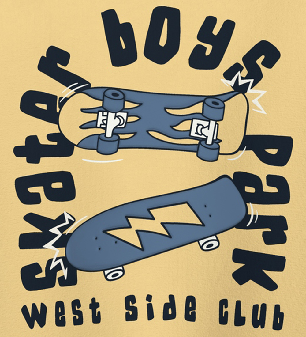 Name It Bluse - NmmVagno - Golden Haze/Skater Boys Park
