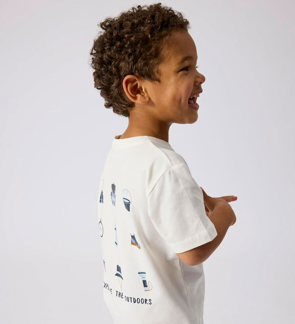 Name It T-shirt - NmmFinley - Jet Stream m. Print