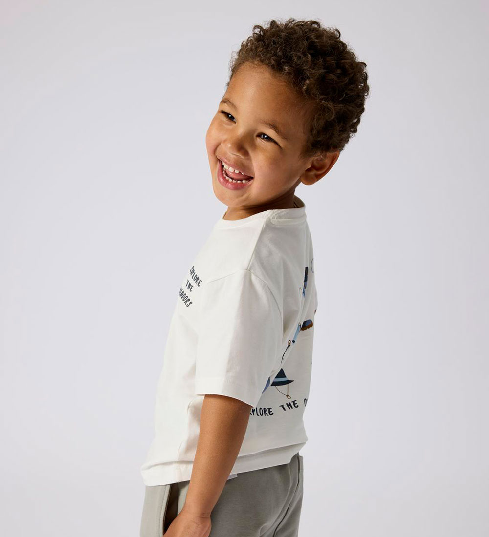 Name It T-shirt - NmmFinley - Jet Stream m. Print
