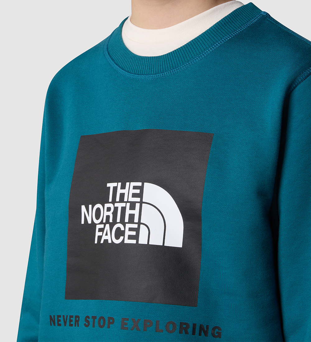 The North Face Sweatshirt - Redbox Crew - Blue Moss