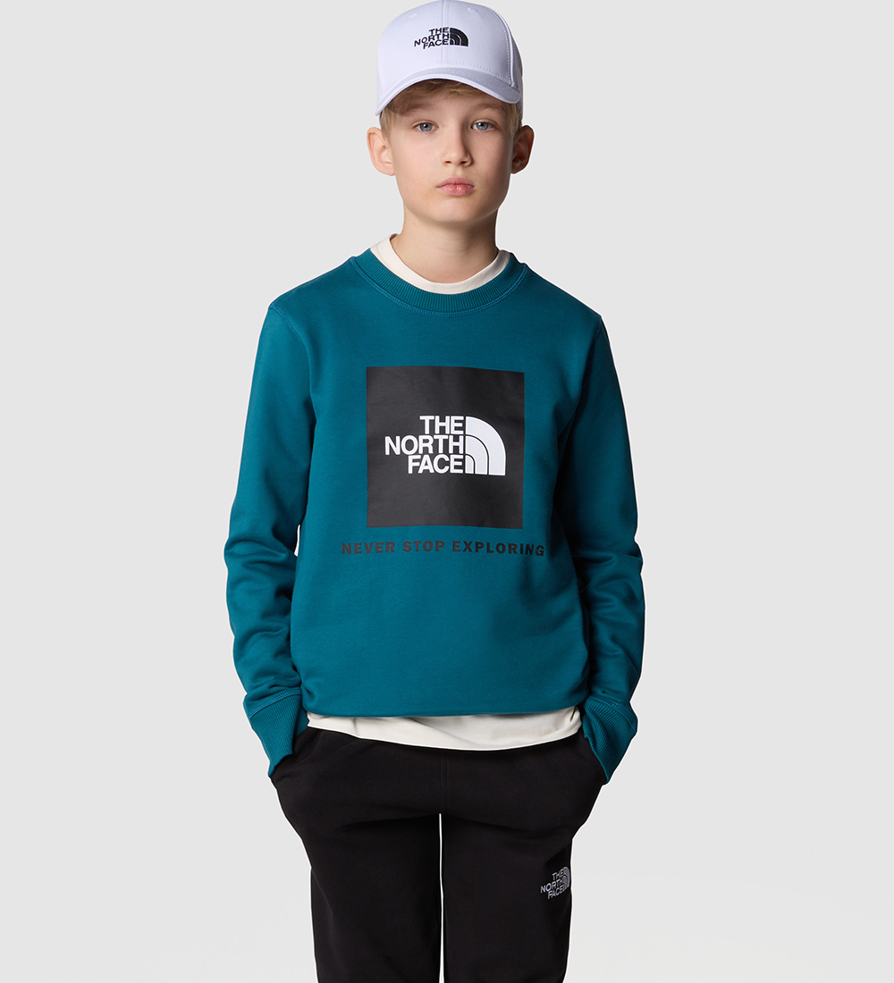 The North Face Sweatshirt - Redbox Crew - Blue Moss
