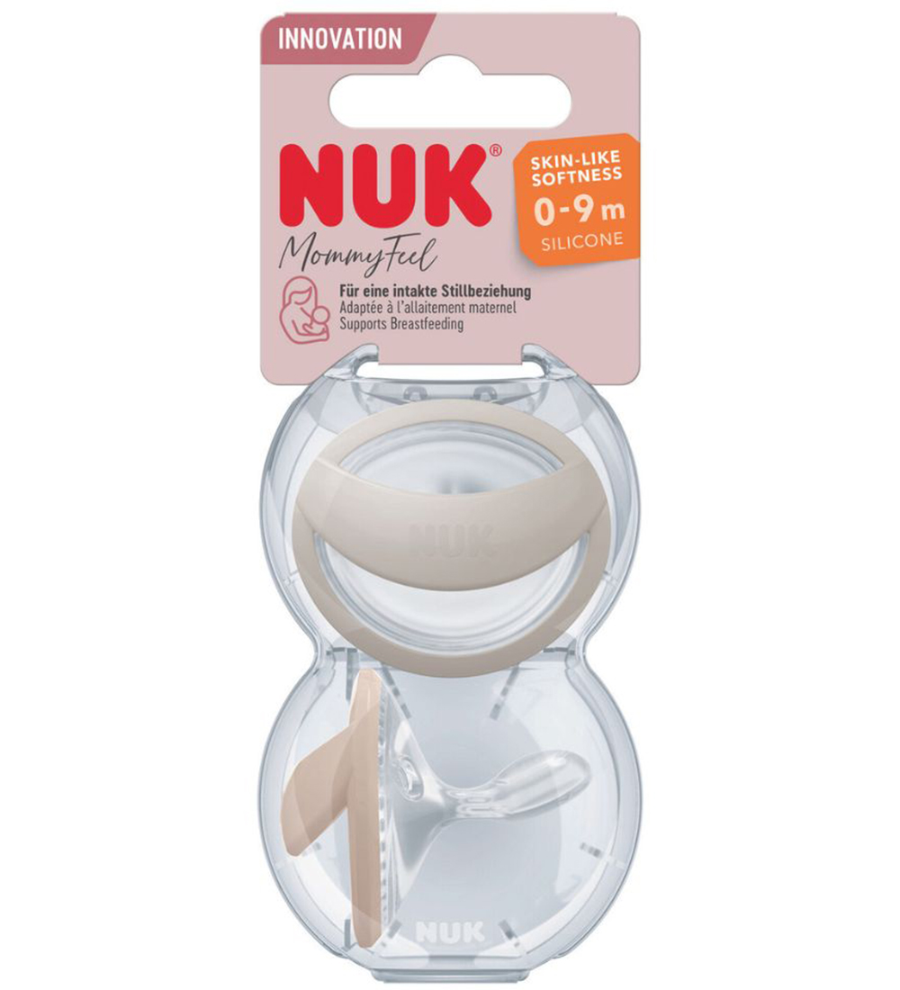 Nuk Sutter - Mommyfeel - 2-pak - Grå
