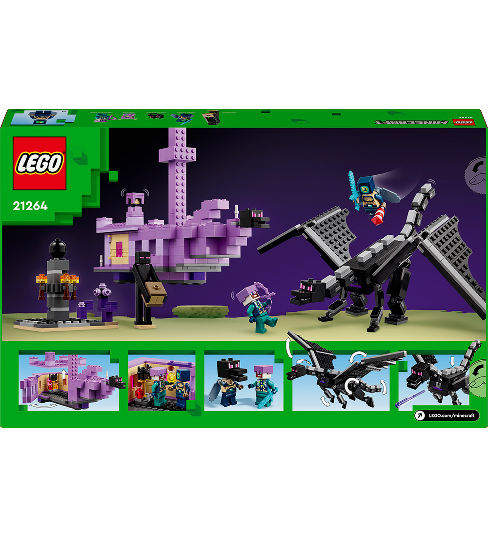 LEGO® Minecraft - Ender-dragen Og End-skibet 21264 - 657 Dele