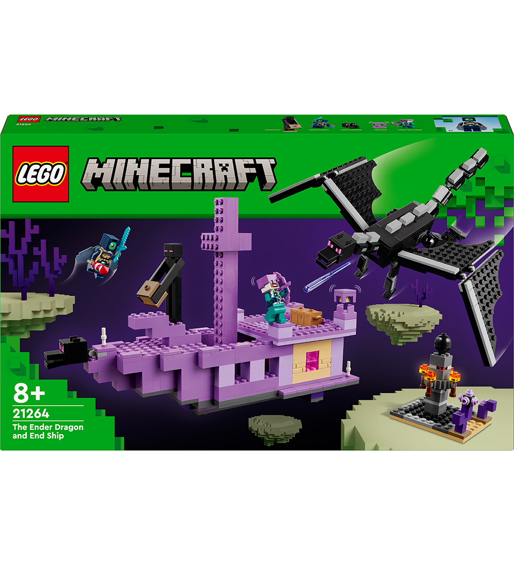 LEGO® Minecraft - Ender-dragen Og End-skibet 21264 - 657 Dele