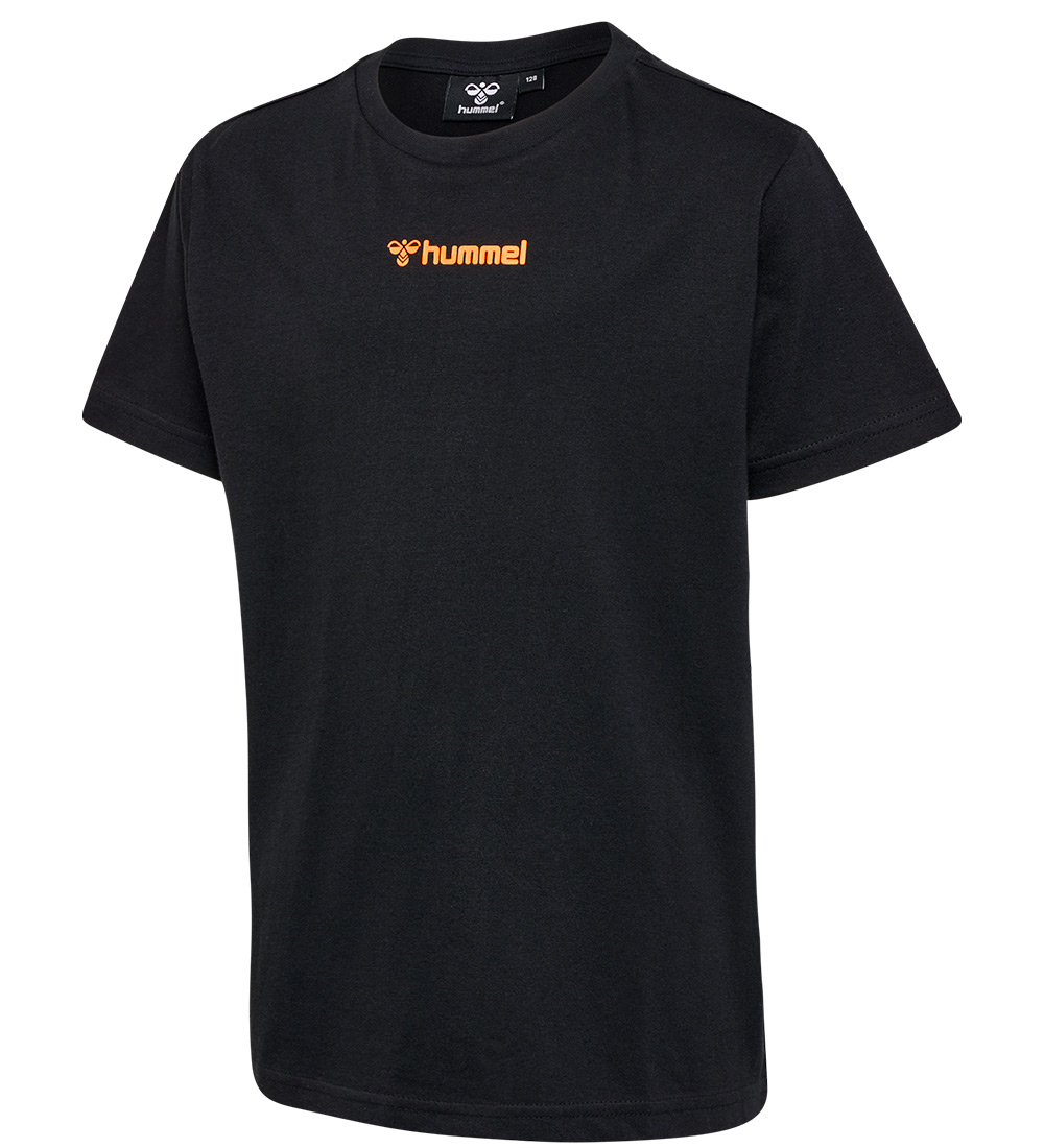 Hummel T-Shirt - hmlTex - Sort m. Print
