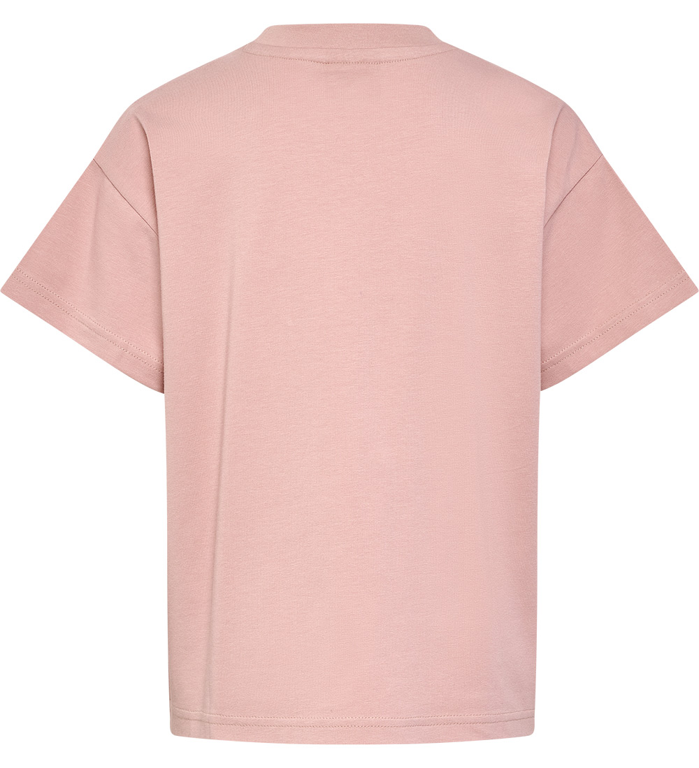 Hummel T-Shirt - hmlChilli - Adobe Rose m. Glimmerlogo