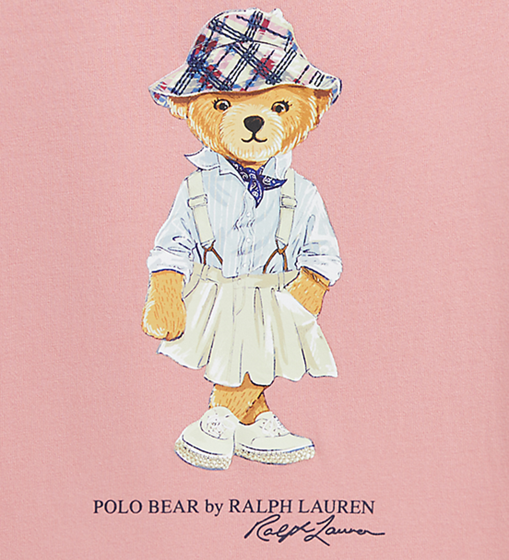 Polo Ralph Lauren T-shirt - Tickled Pink m. Bamse