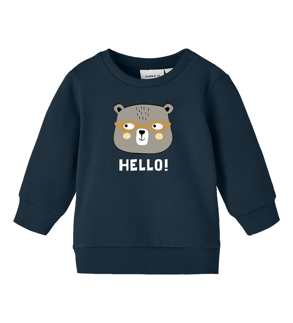 Name It Sweatsæt - NbmVonne - Dark Sapphire/Hello